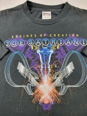 vintage y2k band tee Joe Satriani Engines of Creation 🎸